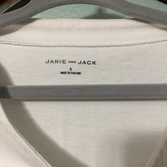 Girls’ 4T Janie and Jack Flower Girl 3/4 length sleeve Shirt - Picture 6 of 7